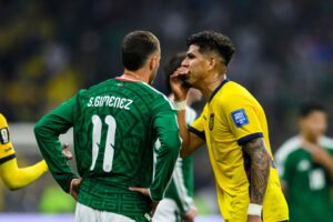 Arsenal star Piero Hincapie becomes second player to be sent off at World Cup for covering his mouth