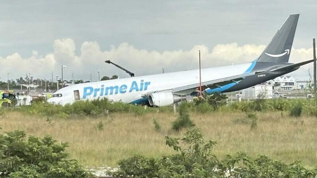 Five de@d as Amazon cargo plane crashes at Miami International Airport