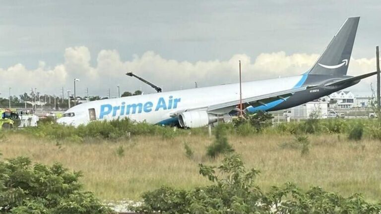 Five de@d as Amazon cargo plane crashes at Miami International Airport