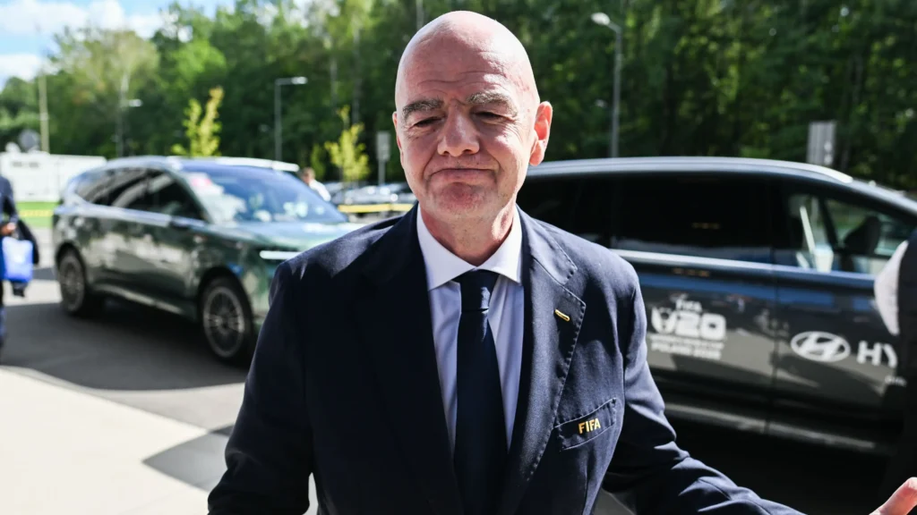 FIFA president Gianni Infantino accused of receiving undisclosed payment of £1.3m from World Cup company